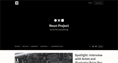 Desktop Screenshot of blog.thenounproject.com